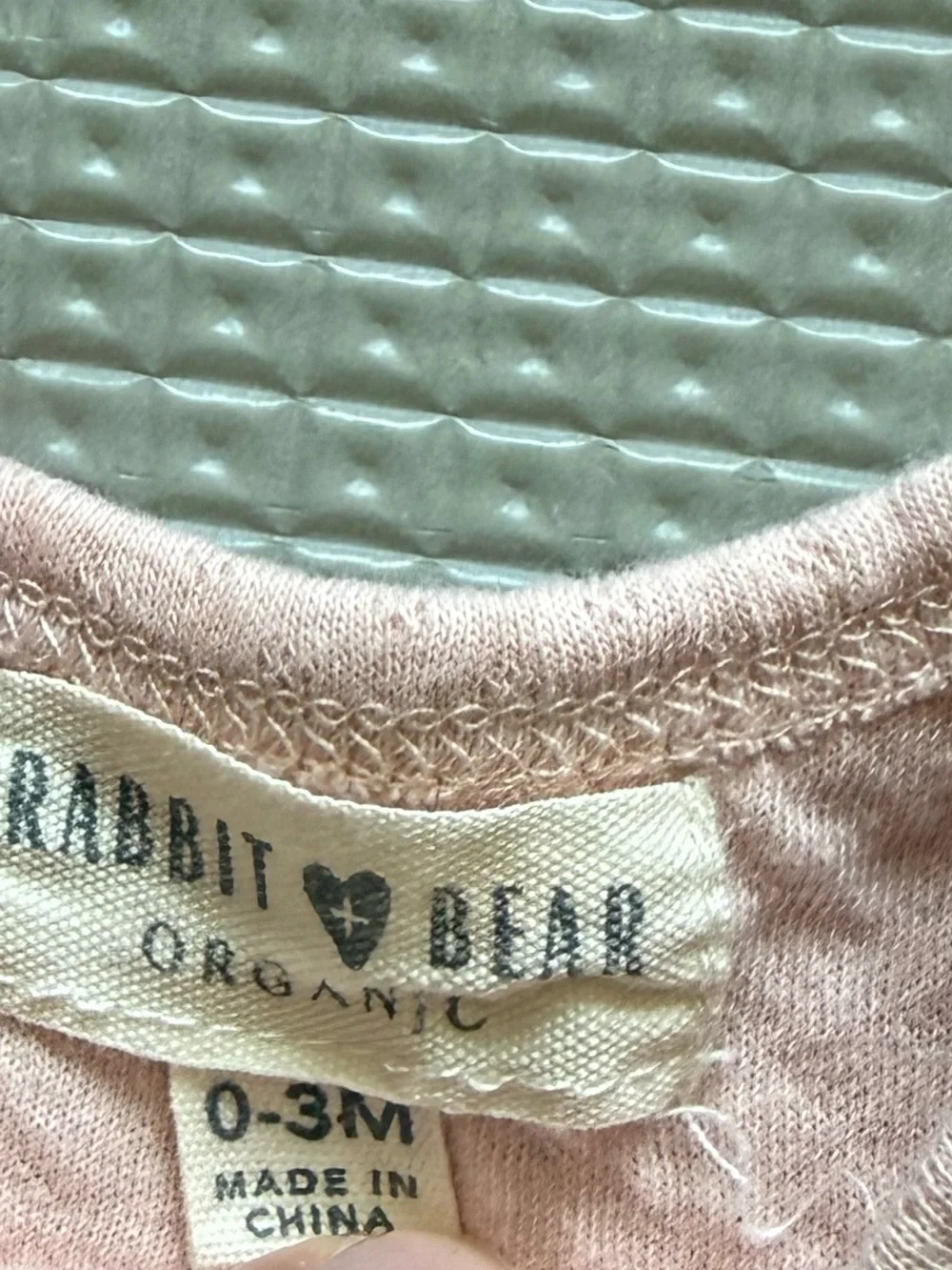 Rabbit + bear|Baby girl set,blush Pink Bodysuit MAMAS MINI,& leggings•••boho